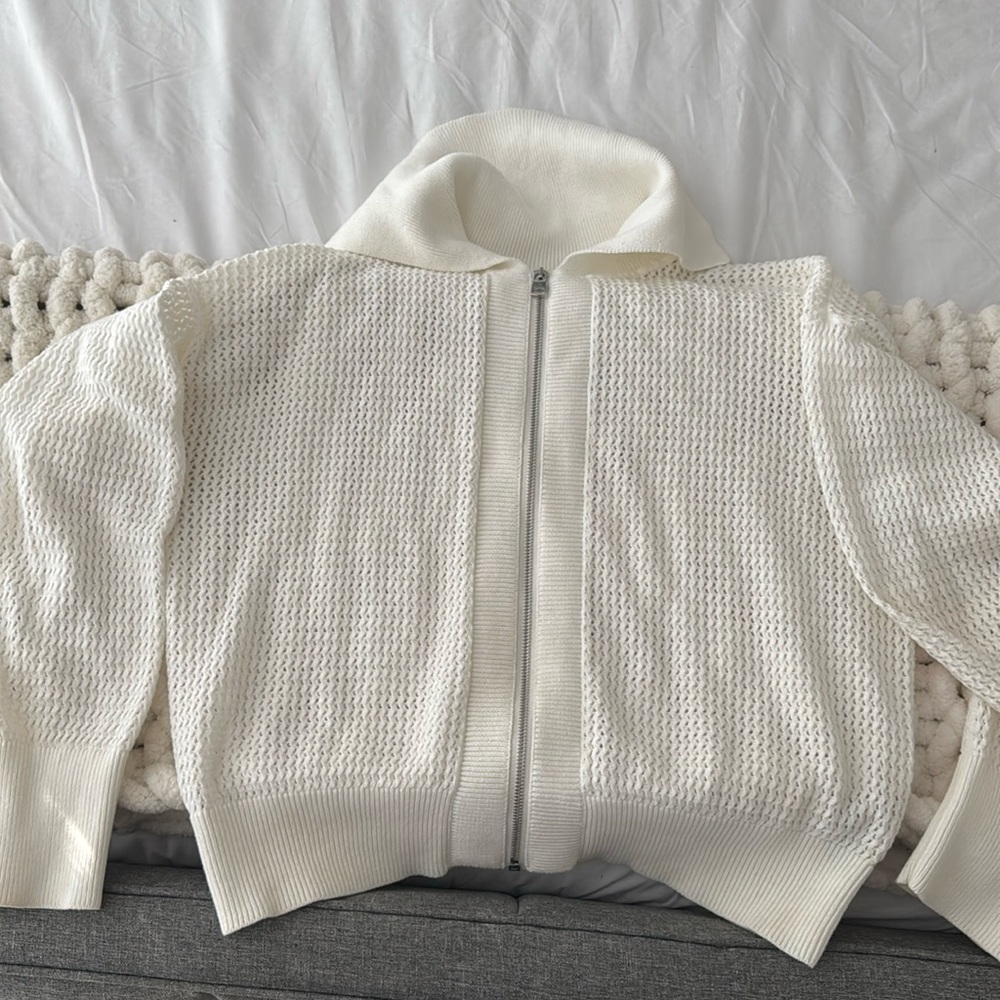 Varley Full Zip Sweater Sz. M